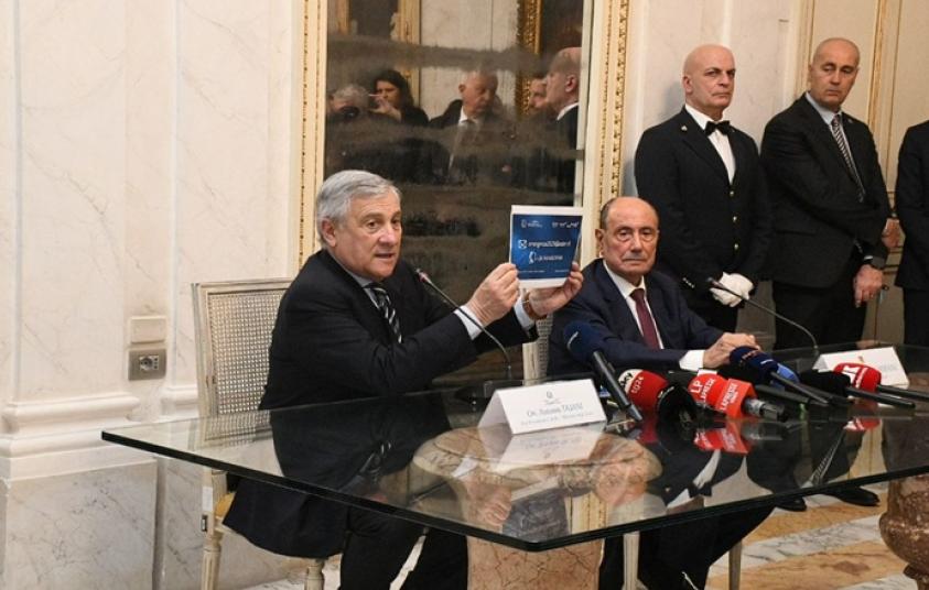 Schifani e Tajani internazionalizzazione imprese maltempo ciclone Harry
