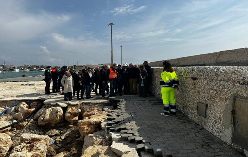 Ciclone Harry Portopalo di Capo Passero Siracusa porto porticciolo