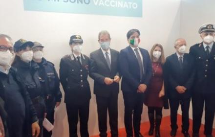 presidente musumeci - inaugurazione hub vaccini a catania 2