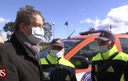 Pergusa, 8 febbraio 2021. Consegna mezzi Protezione Civile 3