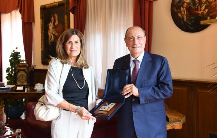 Il presidente Schifani e prefetto di Messina