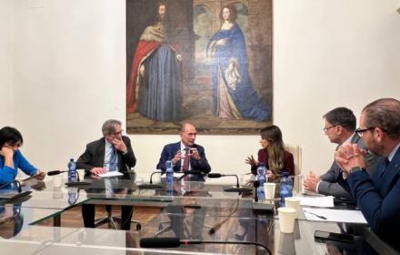 Incontro Schifani Aica a Palazzo Orleans