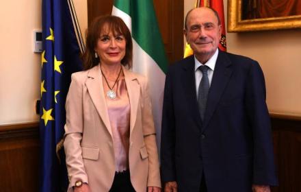 Schifani e Maria Aronica