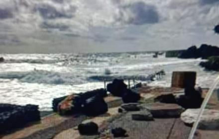 Linosa porto ciclone harry