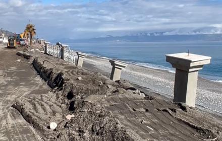 Danni spiagge ciclone harry