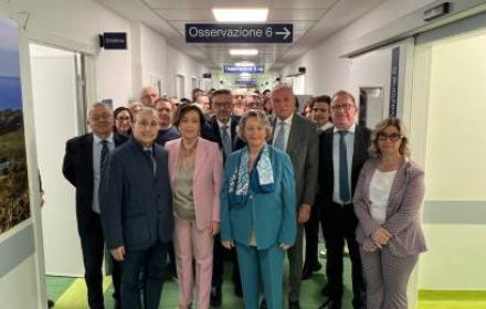 Faraoni inaugura pronto soccorso Cervello
