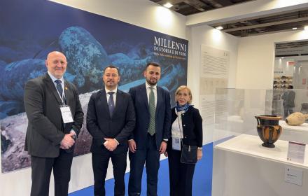 scarpinato a mostra vinitaly Verona 2026