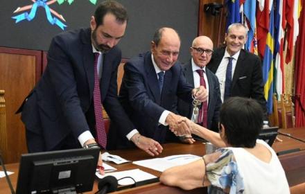 Consegna chiavi Messina