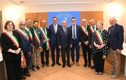 schifani con vertici anas arico e i sindaci 