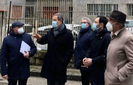 Sopralluogo di Musumeci e Razza