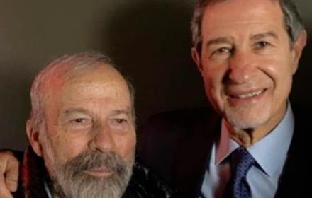 Musumeci con Arturo Di Modica