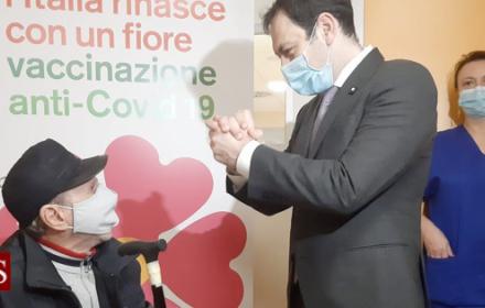 Orazio Buonafede e l'assessore Razza
