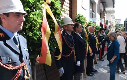 Assessore Albano alla commemorazione di Rocco Chinnici