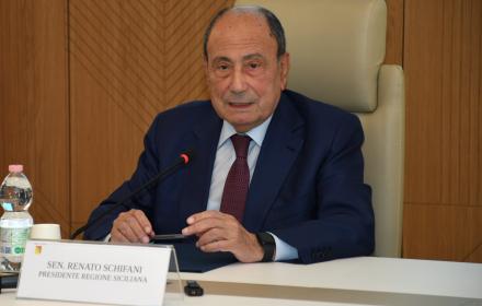 Il presidente della Regione, Renato Schifani
