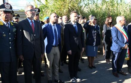 Assessore Colianni alla commemorazione Agostino a Carini