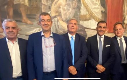 Da sinistra Callari, Cartabellotta, Gualdani, Tamajo Collura