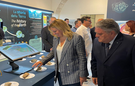 Assessore Savarino al Museo Geopark di Petralia Sottana