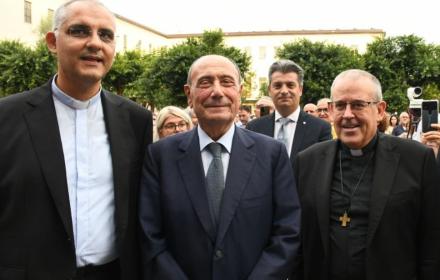don Domenico Saraniti, il presidente Schifani e don Fabio Attard.jpeg