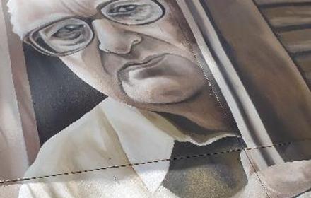Camilleri scrittore murales porto empedocle letteratura lettura