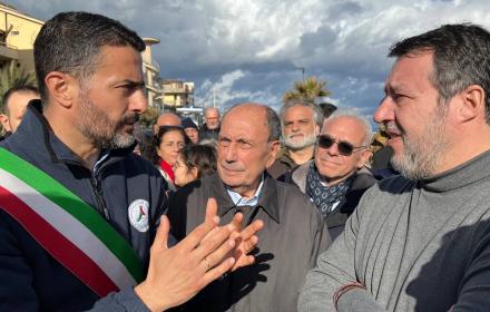 Schifani con Salvini a Furci Siculo