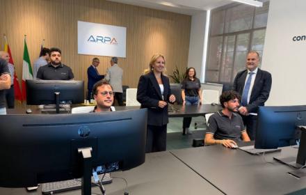 inaugurazione control room Arpa Centro Roosevelt