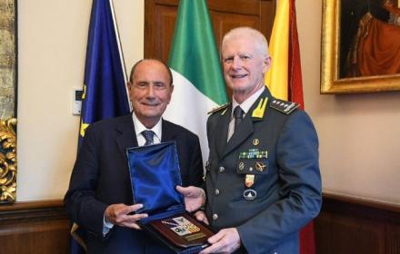 Schifani con generale Mattana